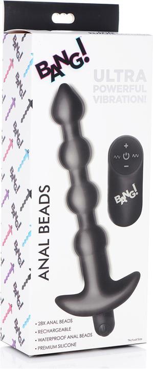 Image du produit XR Brands Perles anales vibrantes en silicone et télécommande