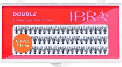 Actual product image Ibra Tufts Of False Eyelashes 0.07 C-11Mm (Artificial eyelashes)