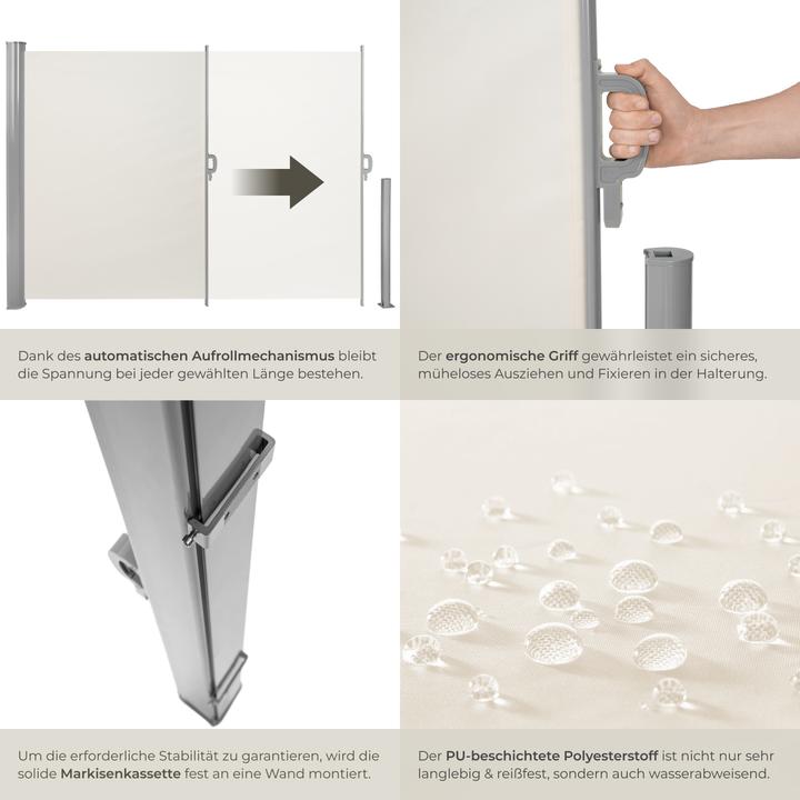 Produktbild tectake Seitenmarkise (3 m)