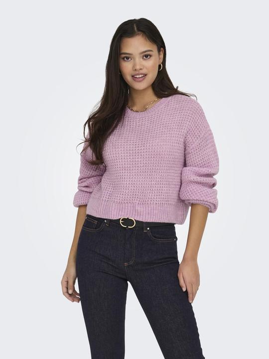 Immagine prodotto Only ONLMIKANI LS CROP STRUCTURE ONECK CC KNT Maglione lavorato a maglia (L)