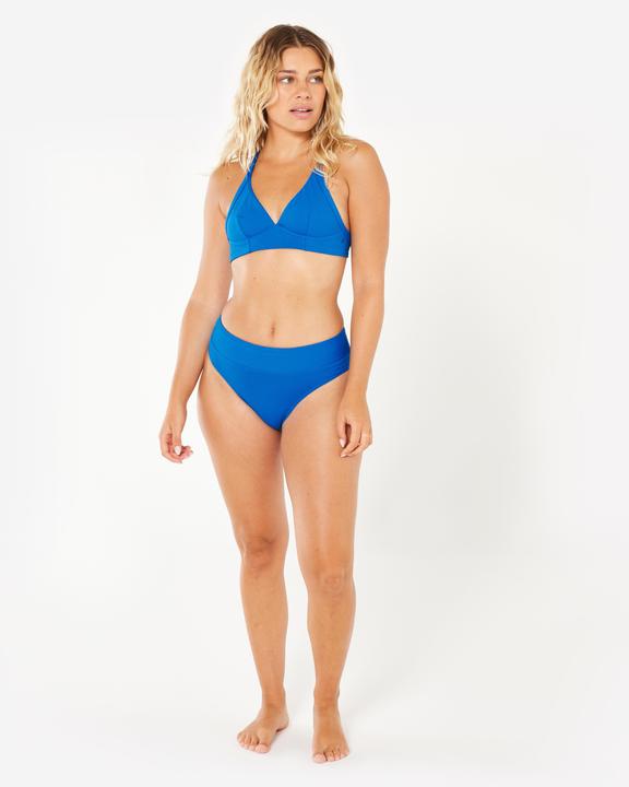 Produktbild Olaian Bikini-Oberteil Bustier Surfen Damen strukturiert Bea blau (80)