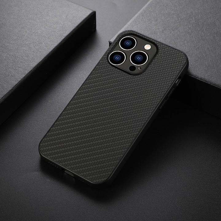Image du produit Ueli Express iPhone 14 Pro Coque fine en caoutchouc TPU aspect carbone noir (Apple iPhone 14 Pro)