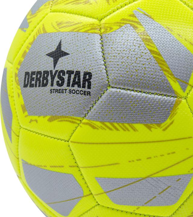 Actual product image Derbystar Street Soccer football size 5 silver/yellow (5)