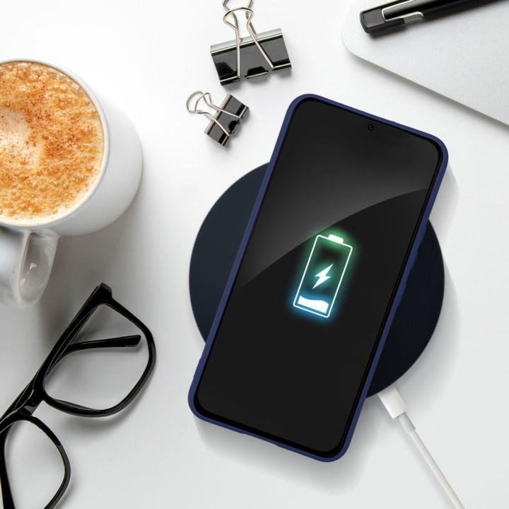 Actual product image Forcell Display OEM SOFT case for SAMSUNG A34 5G dark blue (Samsung Galaxy A34 5G)