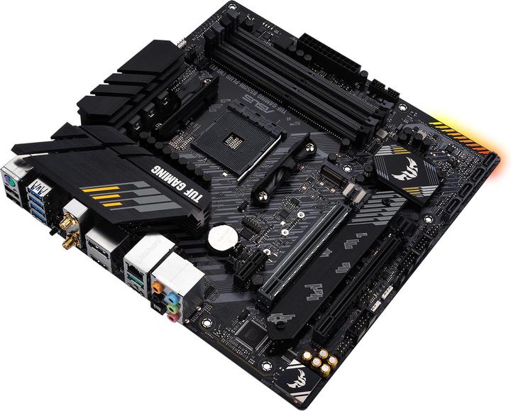 Actual product image ASUS TUF GAMING B550M-PLUS WI-FI (AM4, AMD B550, mATX)