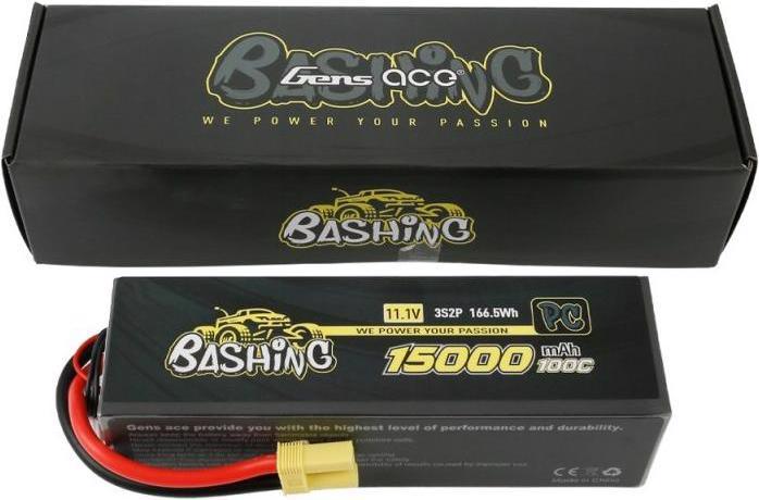 Actual product image Gens Ace RC Battery LiPo 15000 mAh 11.1 V 100C Bashing (11.10 V, 15000 mAh)