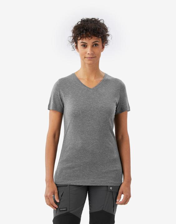 Forclaz Merinoshirt Damen kurzarm Lyocell - Merino Fresh grau (L)