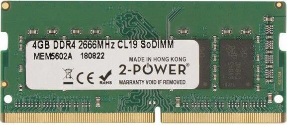 Image du produit 2-Power Value 4GB DDR3 1600MHz 1.5V DIMM (1 x 4GB, 2666 MHz, RAM DDR3, SO-DIMM)