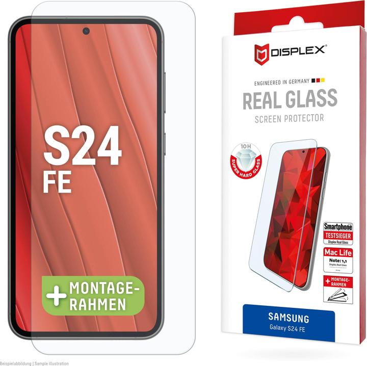 Displex Real Glass, 2D Panzerglas (1 Pezzo/i, Samsung Galaxy S24 FE)