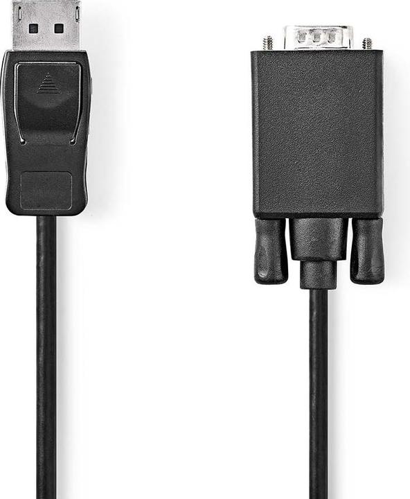 Produktbild Nedis VGA-Kabel | DisplayPort Stecker | VGA Stecker | Vernickelt | Maximale Auflösung: 1080p | 2.00 (2 m, VGA)