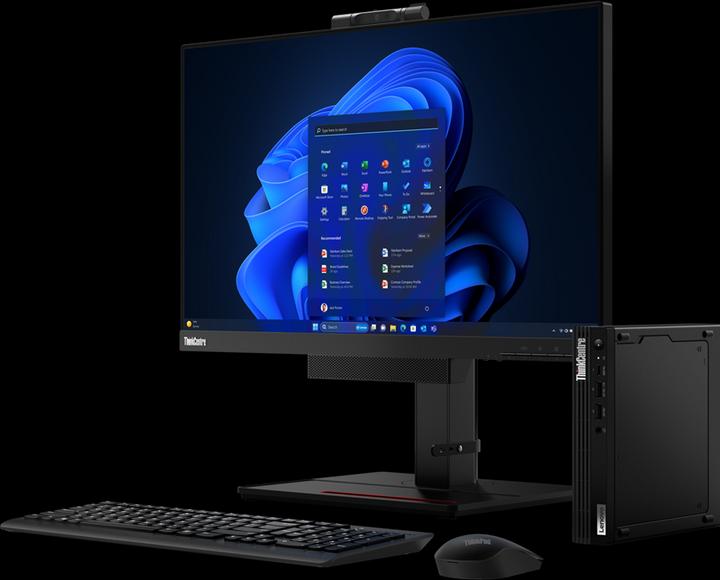 Actual product image Lenovo ThinkCentre M70q Pc Gen 3/ I5-12500T / 8GB / 256GB SSD / UHD GRAPHICS 770 / W11 PRO (Intel Core i5-12500T, 8 GB, 256 GB, UHD Graphics 770)