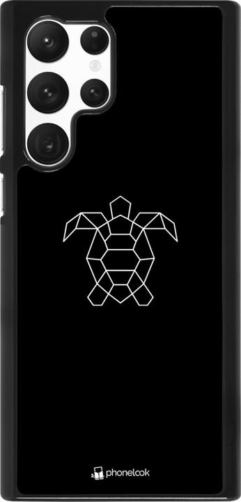 Produktbild PhoneLook Hülle Turtles lines on black (Samsung Galaxy S22 Ultra)