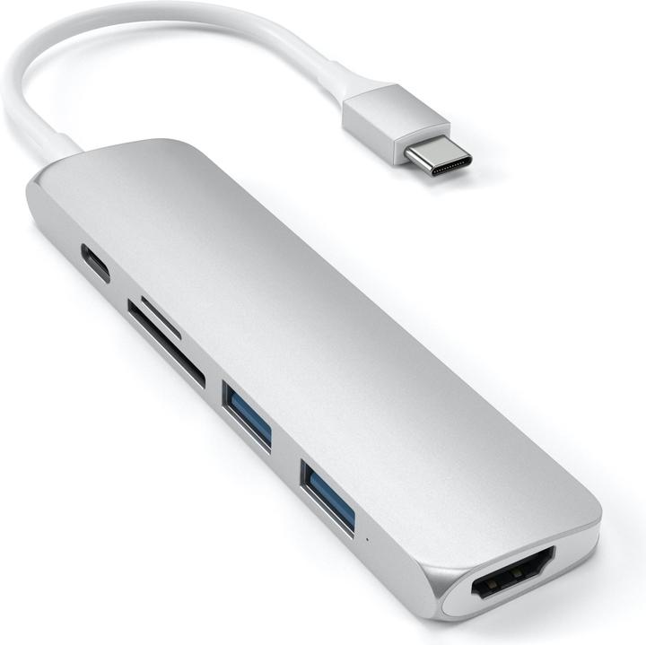 Image du produit Satechi USB-C Slim Multiport V2 (USB-C, 6 Ports)