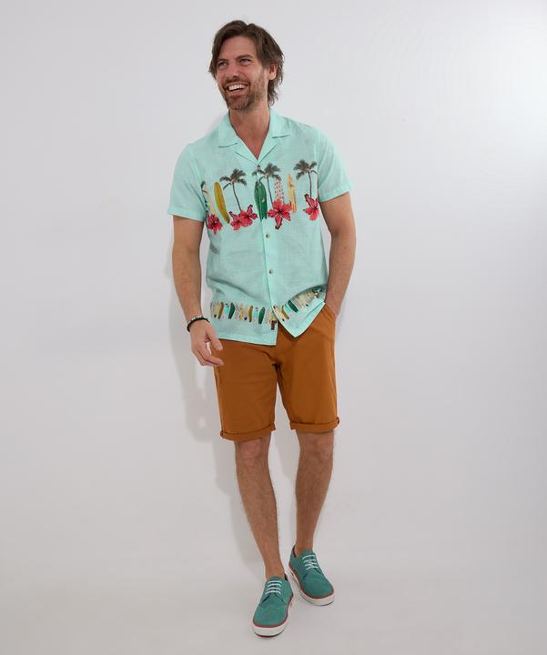 Immagine prodotto Joe Browns Surf Board Placement Print Short Sleeve Shirt (L)