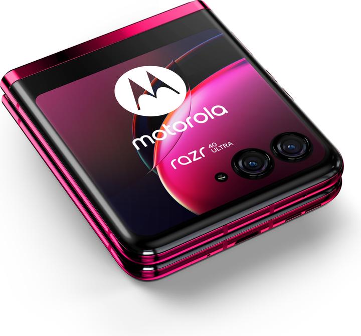Productafbeelding Motorola Razr 40 Ultra (256 GB, Viva Magenta, 6.90", SIM + eSIM, 12 Mpx, 5G)