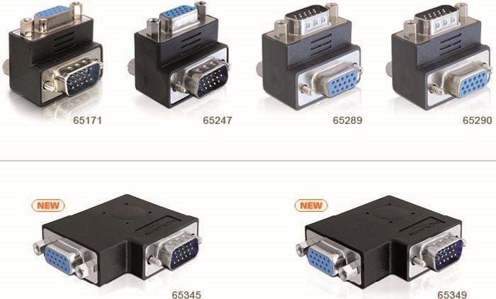 Immagine prodotto Delock Adattatore presa VGA a spina VGA 90ø (VGA)