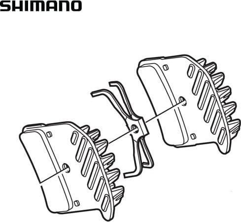 Actual product image Shimano H03C (Shimano, Sintered metal)