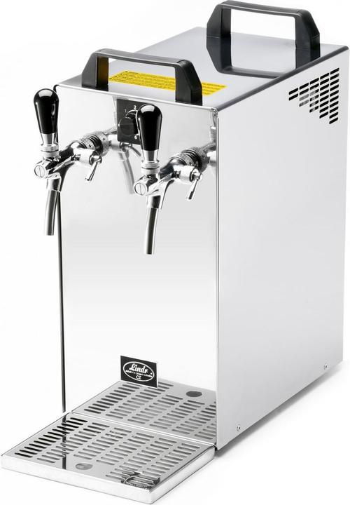 Actual product image Ich-zapfe Zapfanlage - Kontakt 40 Bierzapfanlage 2-leitig Trockenkühler, Durchlaufkühler 50 Liter/h