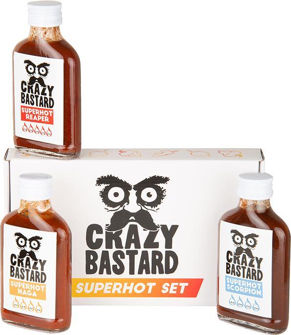 Crazy Bastard Sauce Sauces Crazy Bastard, 3 x 100 ml (860 g)