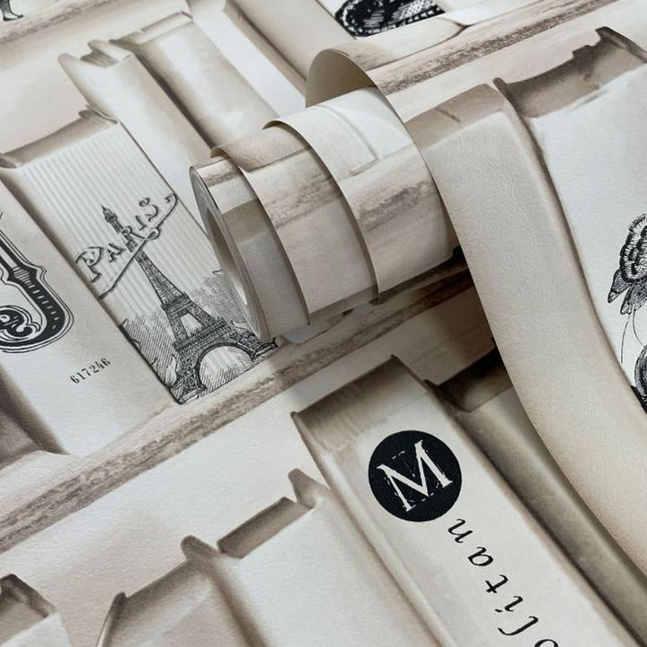 Image du produit Muriva - Papier peint ENCYCLOPEDIAS (53 x 1000 cm)