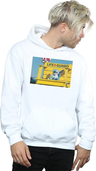 Immagine prodotto Disney Lilo And Stitch Life Guard Felpa con Cappuccio Uomo (4XL)
