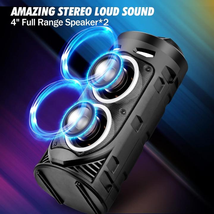Actual product image BabYoung Tragbarer Bluetooth-Lautsprecher (10 h, Rechargeable battery operated)