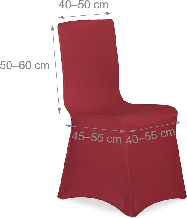 Actual product image Relaxdays Chair covers
