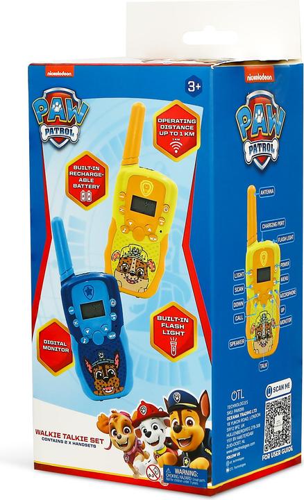 Image du produit OTL Talkies-walkies pour enfants avec une portée de 1 km, longue durée de jeu avec batteries Li-Ion (1 km)