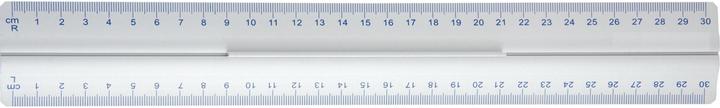 Wedo Aluminium Lineal mit Griff (30 cm)