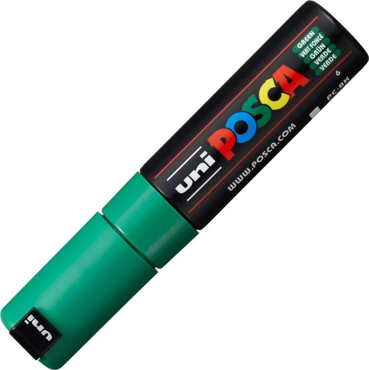 Image du produit Posca Marqueur PC-8K pointe biseautée (Vert, 8 mm, 1 x)
