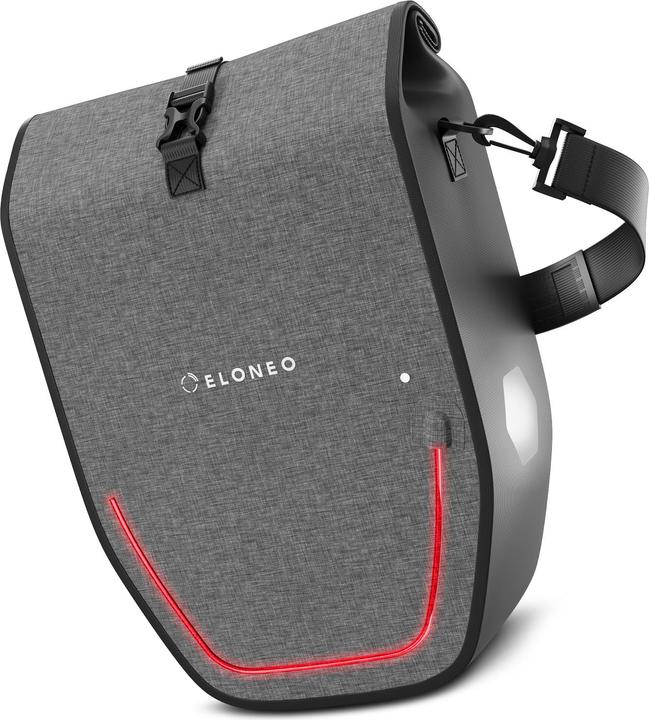 Produktbild Eloneo Fahrradtaschen wasserdicht mit LED (20 l, Gepäckträgertasche)