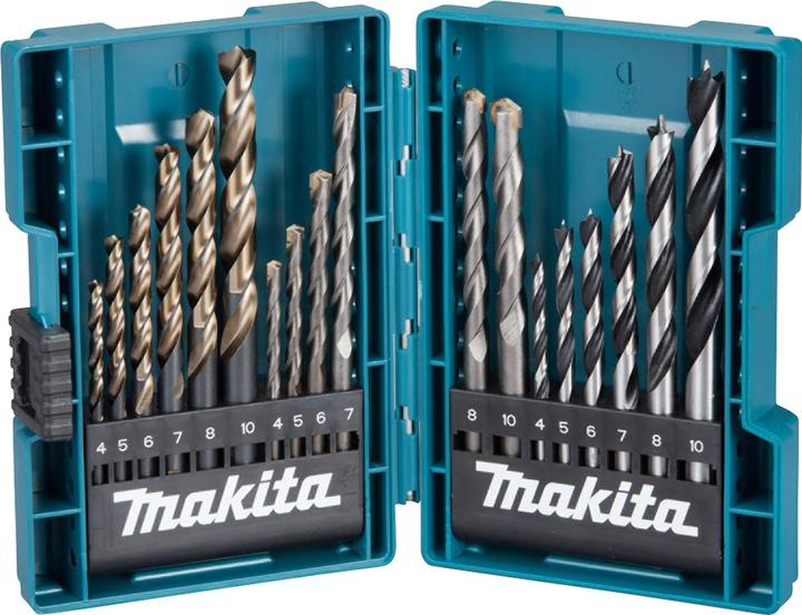 Makita Drill bit set (Ø 8.0 mm, 6.0 mm, 10.0 mm, 4.00 mm, 5.0 mm, 7.0 mm)