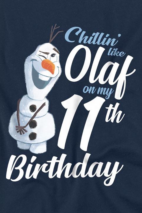 Immagine prodotto Disney Frozen Chillin Like Olaf Maglietta 11 ° compleanno Bambini (140)