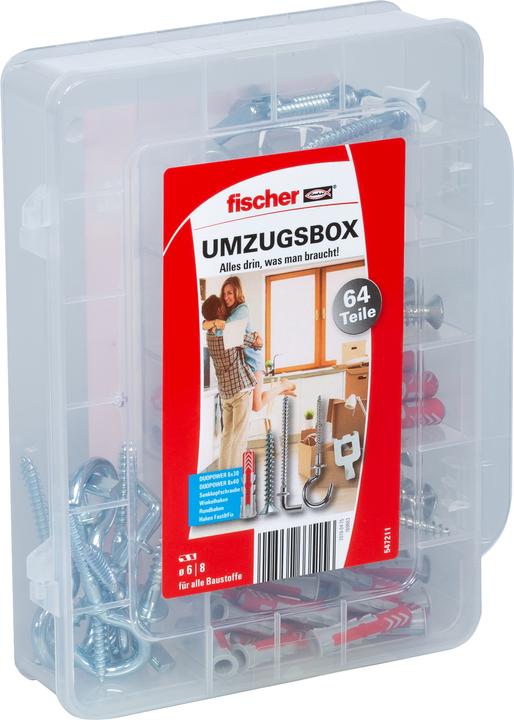 Image du produit Fischer Boîte de déménagement DuoPower 6,8 (64) (64 pcs)