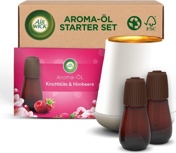 Produktbild Air Wick Aroma-Öl Starter-Set Kirschblüte & Himbeere 1+2