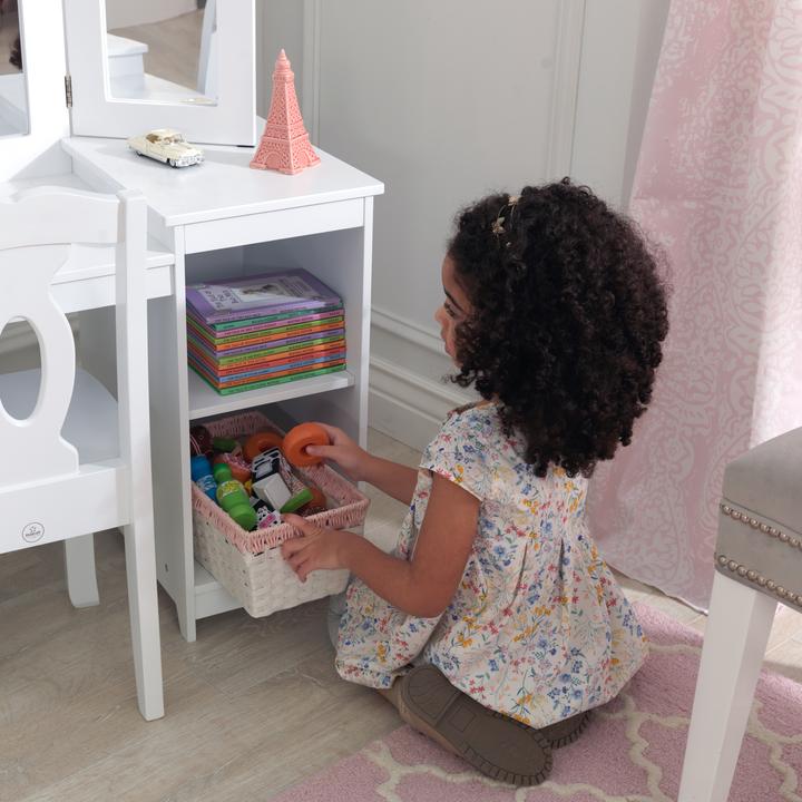 Produktbild KidKraft Frisiertisch und Stuhl Deluxe (Kindersitzgruppe)