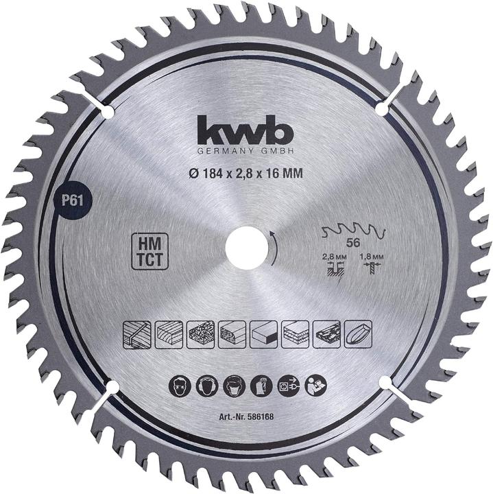 Actual product image kwb Carbide circular saw blade