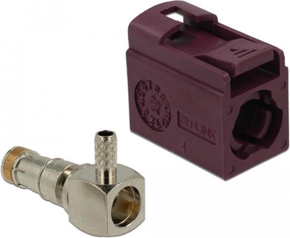 Immagine prodotto Delock FAKRA D jack 90° per crimpare (Cavi antenna)
