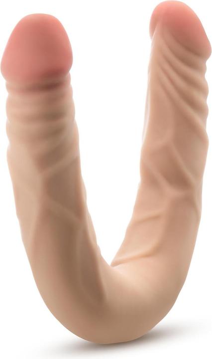 Actual product image Blush dr. skin plus 14” posable double dong beige