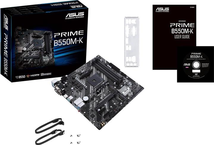 Image du produit ASUS PRIME B550M-K (AM4, AMD B550, mATX)