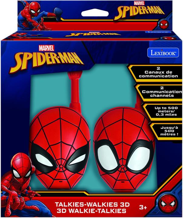 Produktbild Lexibook 3D Spiderman Walkie Talkies - (TW18SP) (1.98 km)