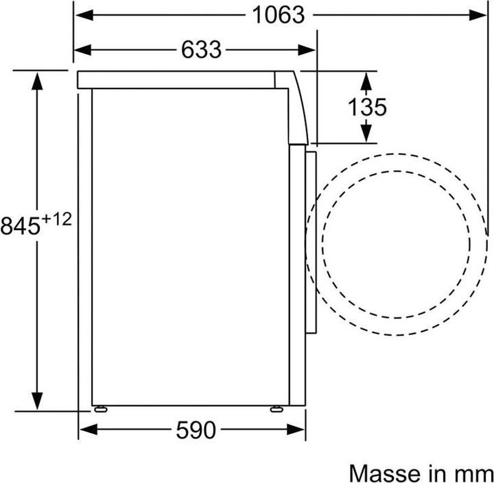 Immagine prodotto Siemens WM14N193CH (8 kg, A sinistra, Spina CH)