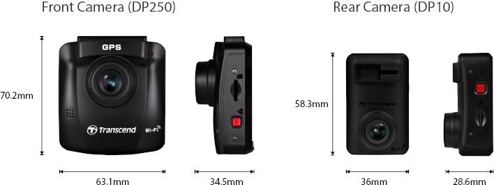 Produktbild Transcend DrivePro 620 (WLAN, Bluetooth, Eingebautes Mikrofon, GPS-Empfänger, Full HD)
