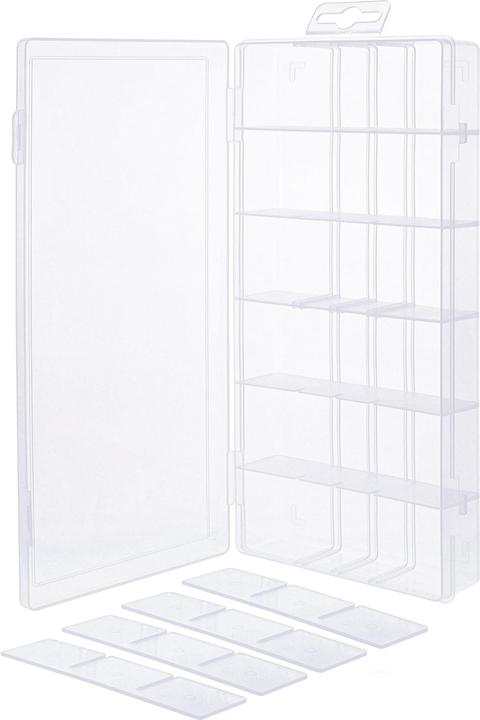 Produktbild InLine Kleinteilebox, 18 Fächer, Abmessungen: 207x110x27mm, orange