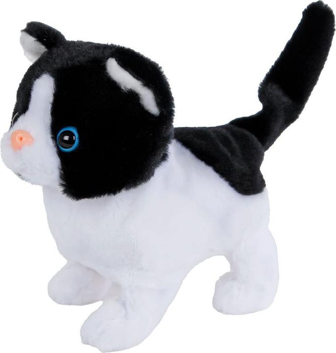 Actual product image Van Manen Veenendaal Take Me Home Interactive Walking Cat Black White, 15.5 cm (15.50 cm)