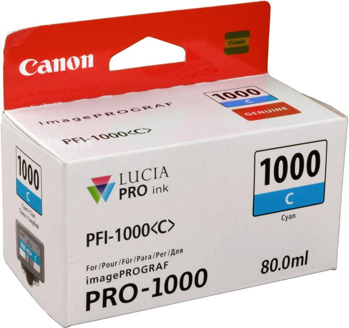 Actual product image Canon Pfi-1000c (C)