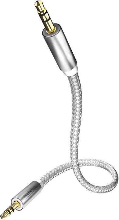 Inakustik Connexion par prise stéréo haut de gamme (3 m, Jack 3,5 mm (AUX))