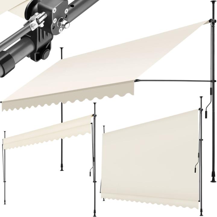 Produktbild tectake Klemmmarkise (4 m)