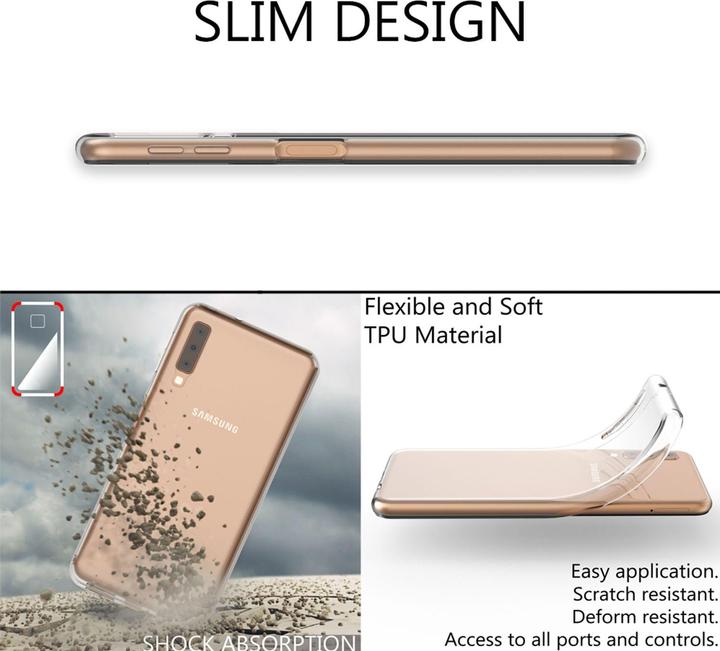 Immagine prodotto Nalia Copertura del telefono cellulare (Samsung Galaxy A7 (2018))