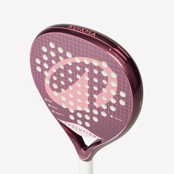 Actual product image Kuikma Padelschläger Kinder 9 bis 12 Jahre - PR Evolution Violett/Rosa